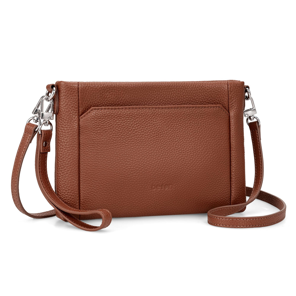 Genuine Leather Wristlet Wallet with Built in Wallet J85167