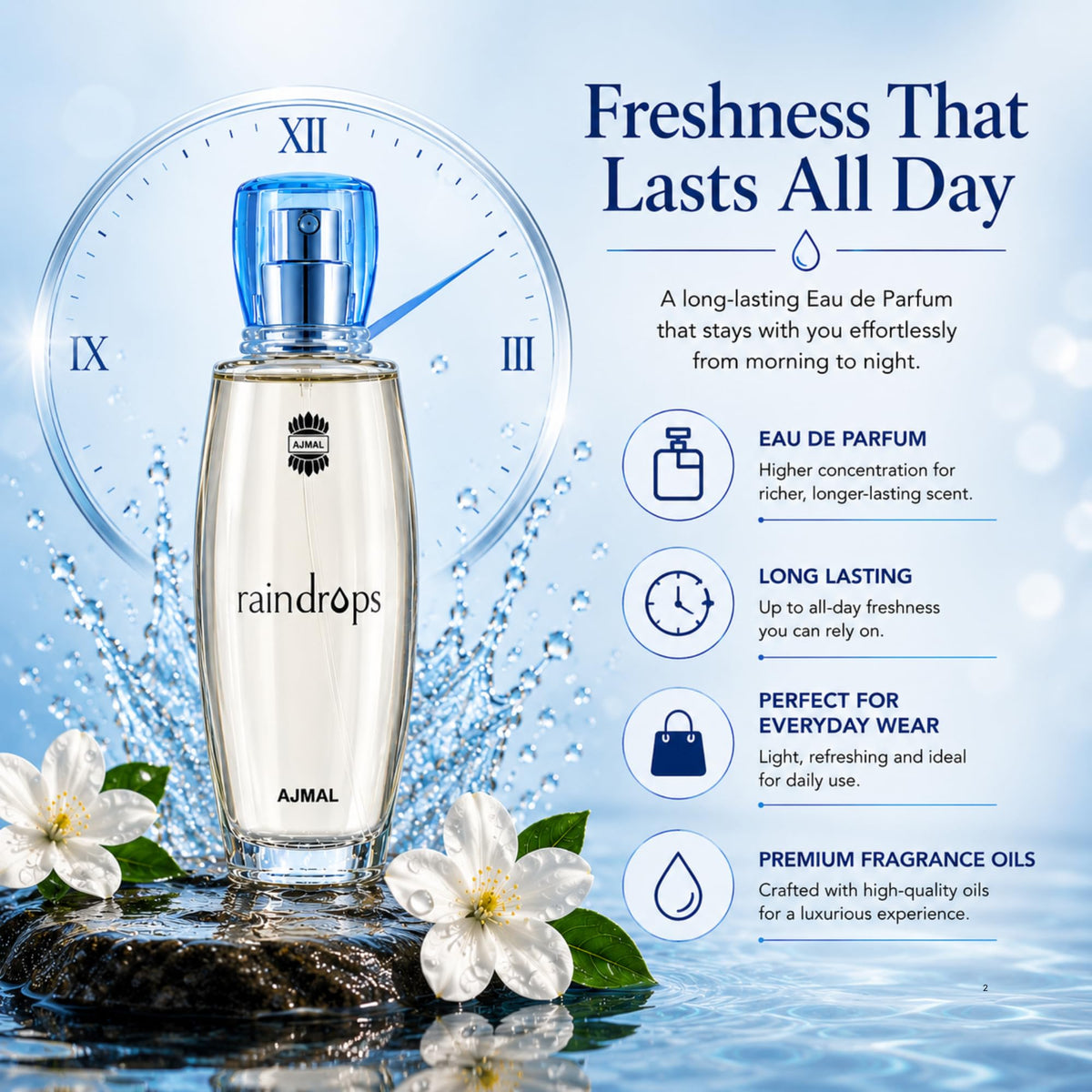 Eau de Parfum for Women Floral Musky Perfume R862