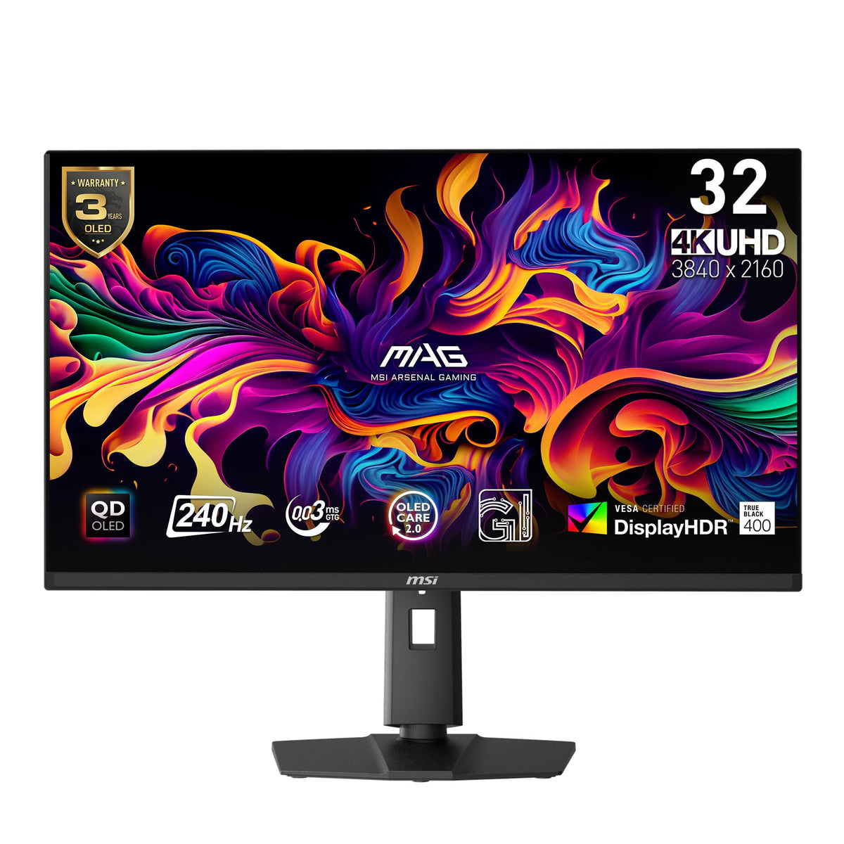 32" 4K UHD QD-OLED Gaming Monitor A4196