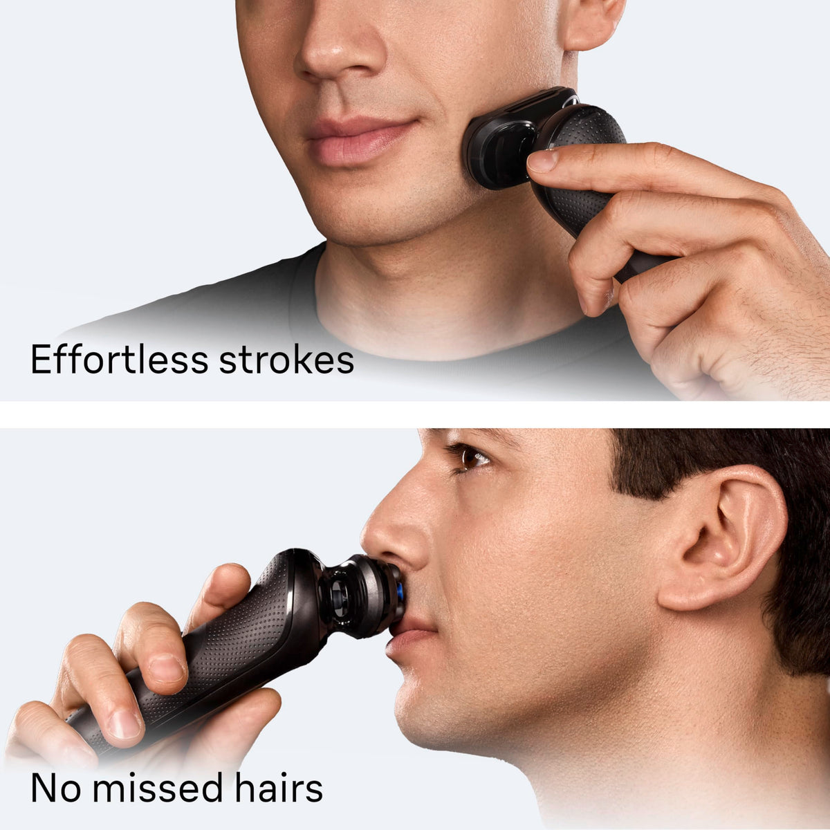 Black Wet & Dry Electric Shaver with Trimmer B1775