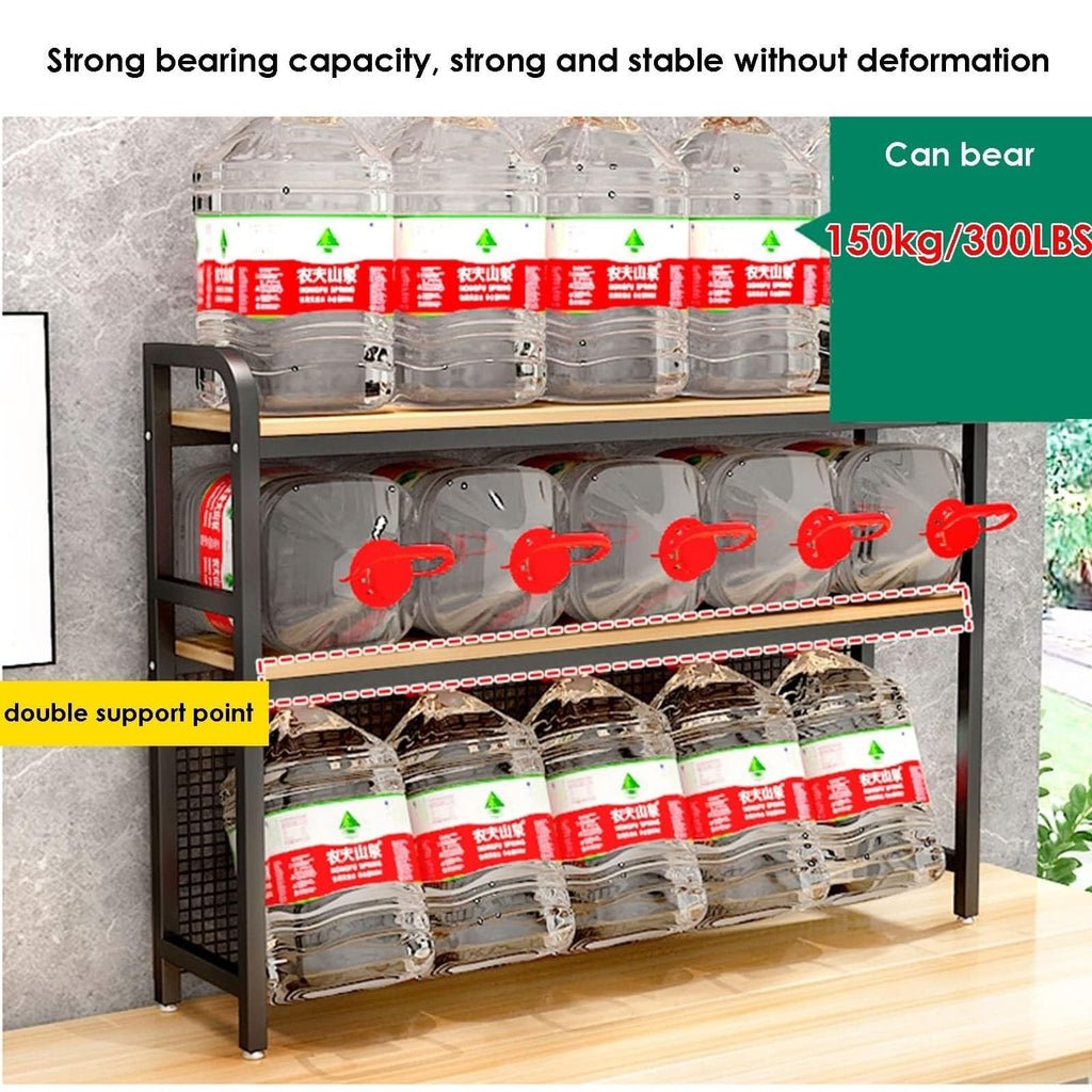 White 23-Tier Wrought Iron Desktop Bookshelf N873