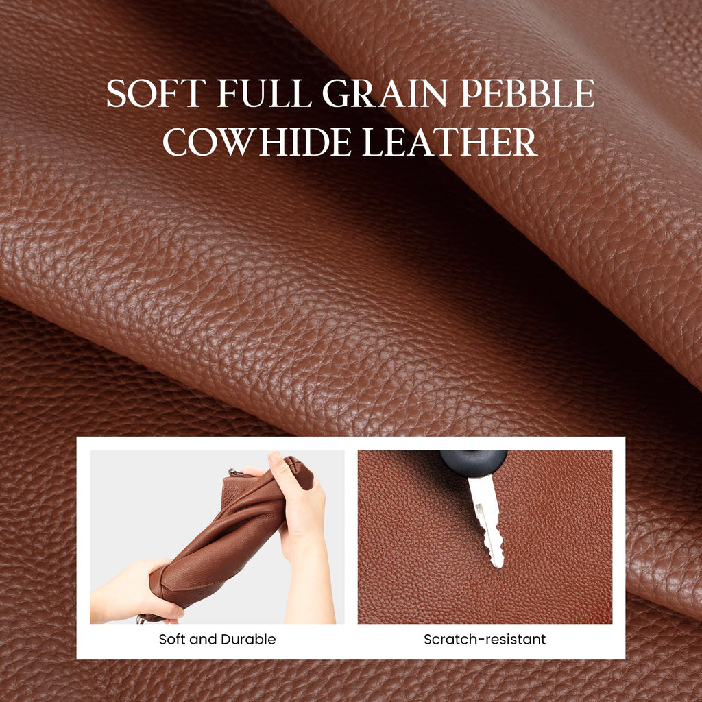 Genuine Leather Wristlet Wallet with Built in Wallet J85167
