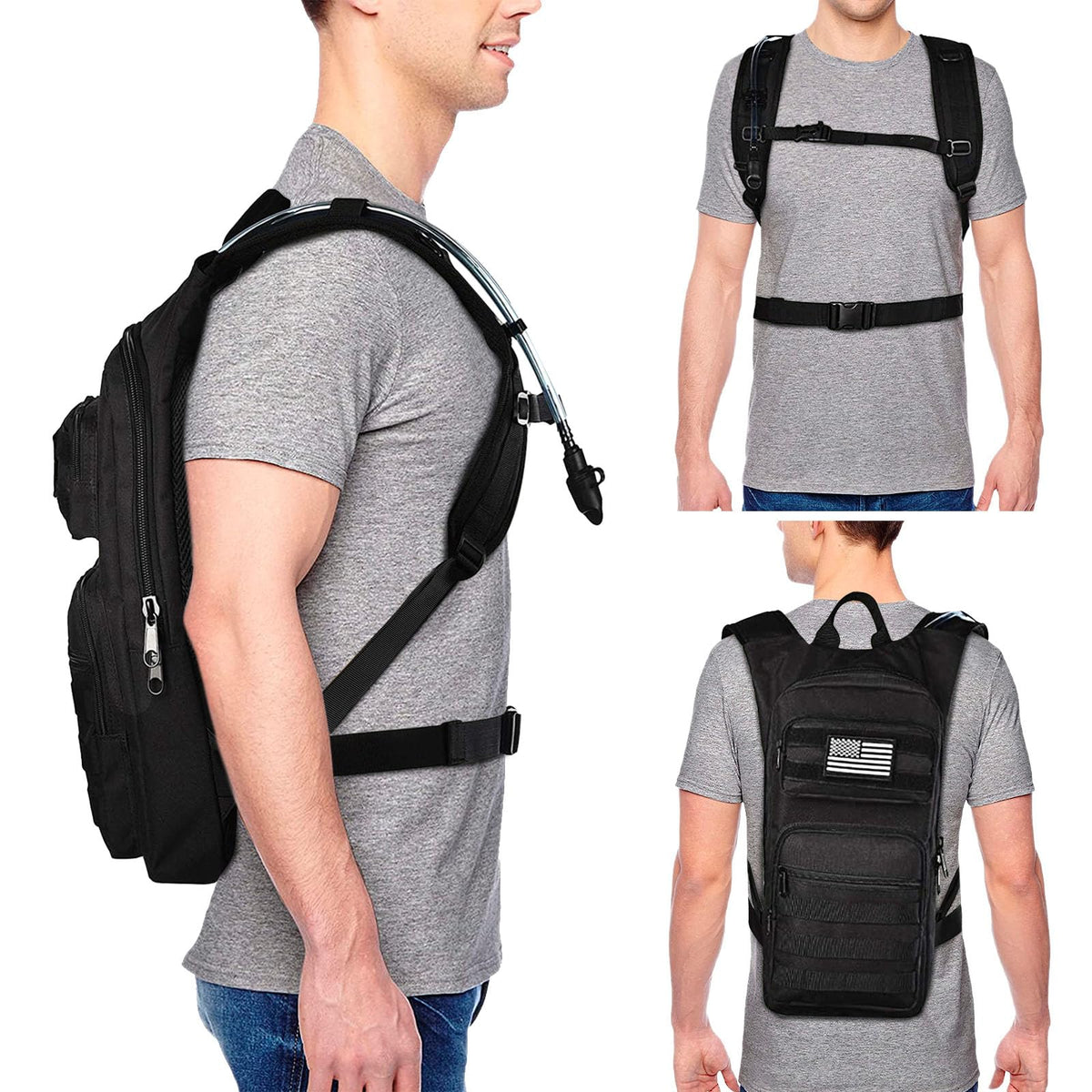 Hydration Backpack with 3L Water Bladder U42477