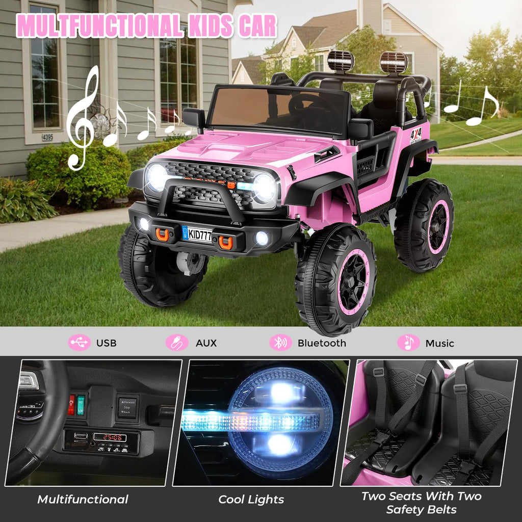 24V Pink Ride on Toy Car C5961