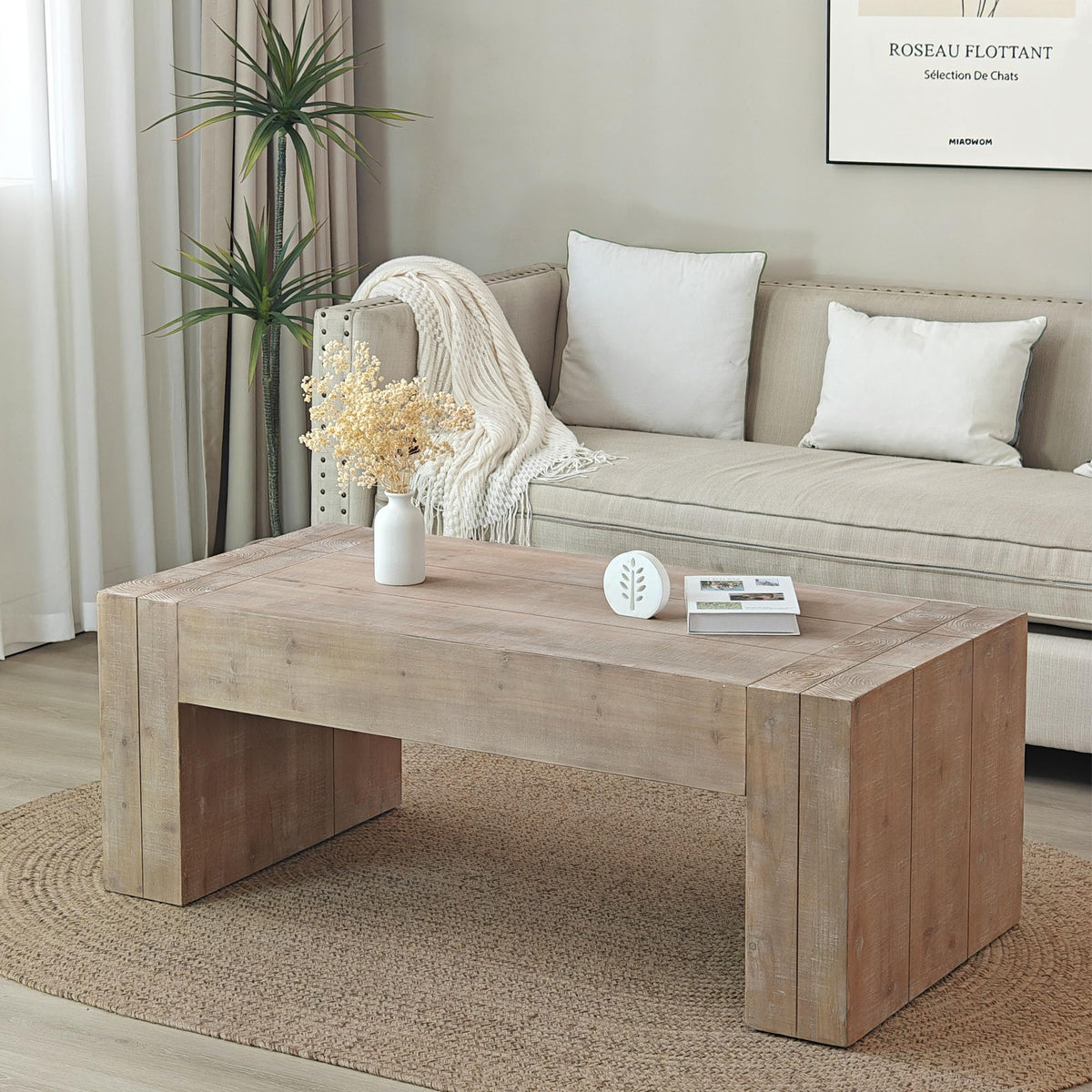Modern Farmhouse Coffee Table W235