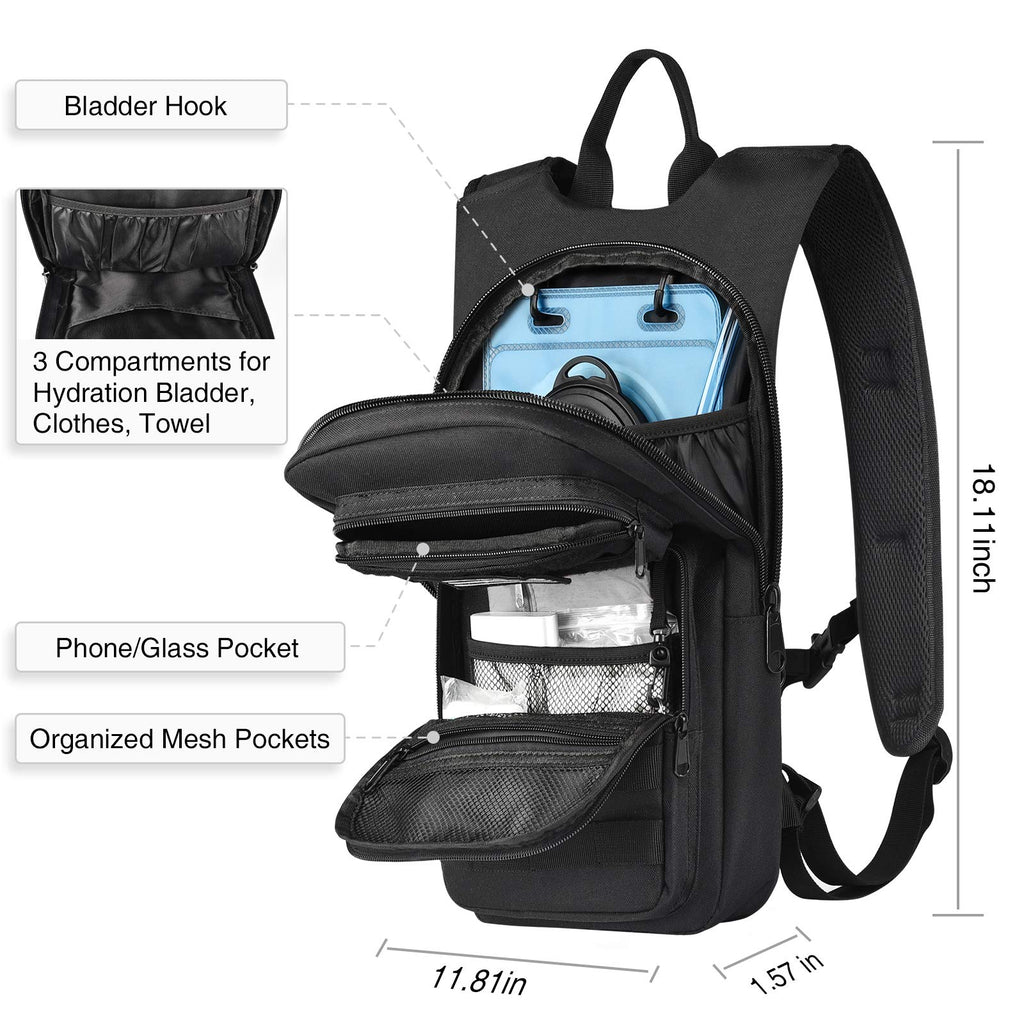 Hydration Backpack with 3L Water Bladder U42477