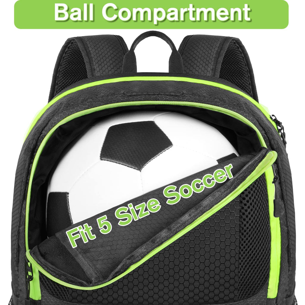 Soccer Backpack with Ball Holder and Shoe Compartment Q30522