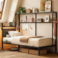 Twin Size Metal Bed Frame with Headboard Z695261
