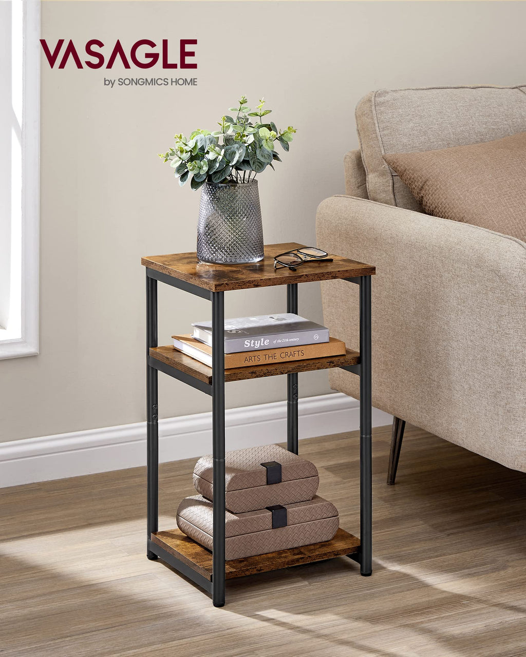 Small Steel Side Table I25658