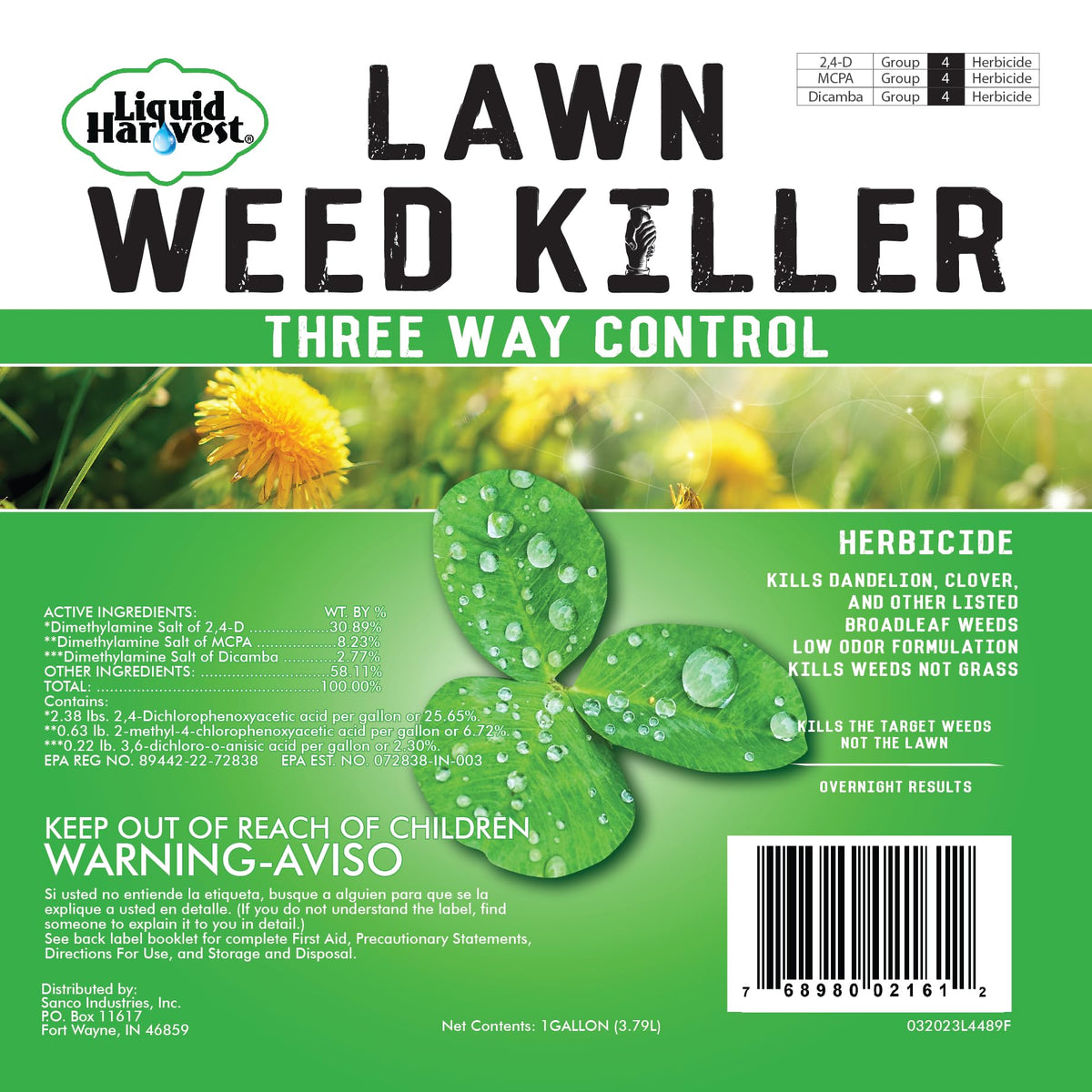 Concentrated Broad Spectrum Lawn Weed Killer R123957