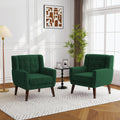 Velvet Accent Chairs Set of 2 O603773