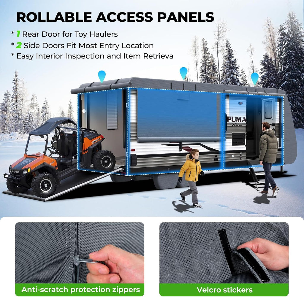 20-22FT Heavy Duty 9 Layers Travel Trailer Cover S44884