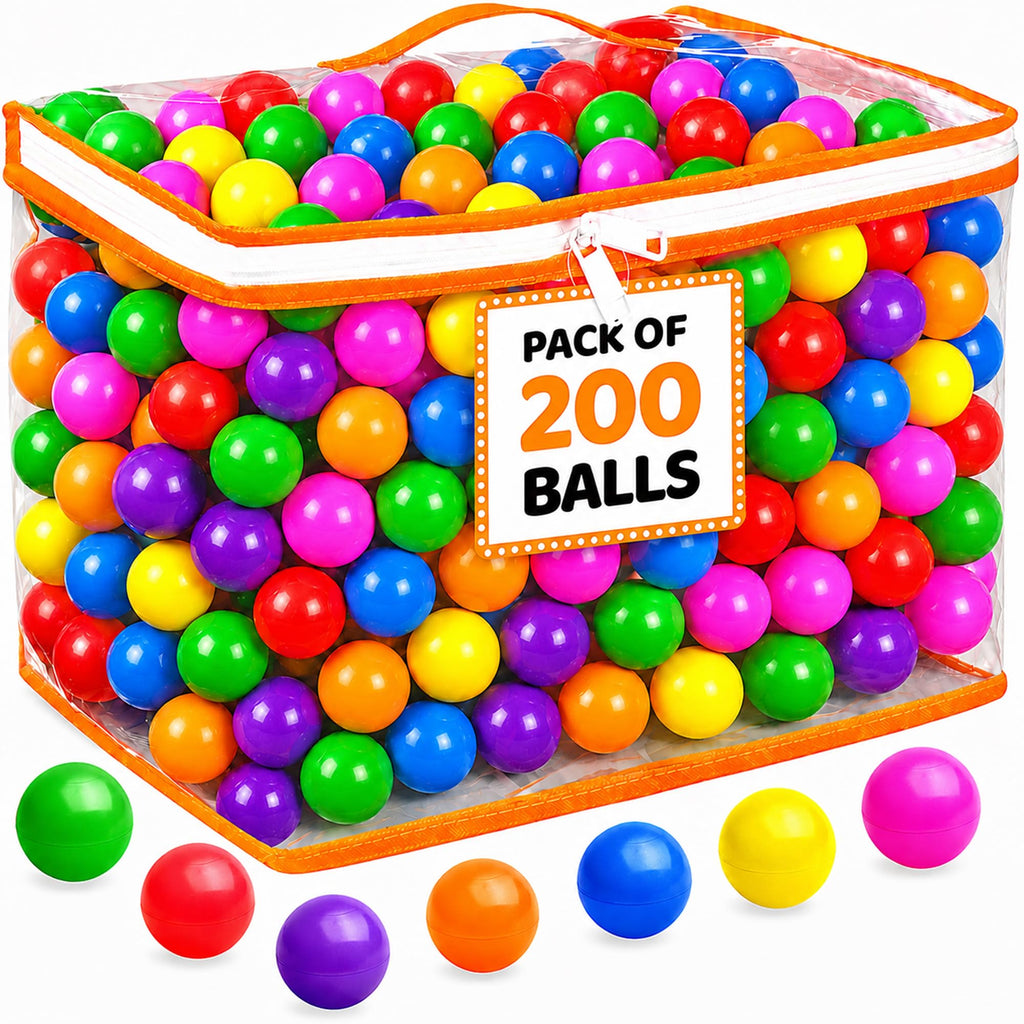 Ball Pit Balls with Reusable Storage Bag G6179
