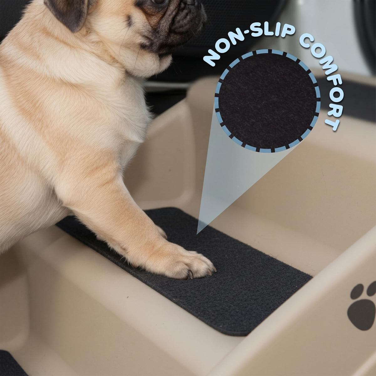 3-Step Dog Stairs with Safety Locking Pins T3317