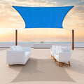 16' x 16' Blue Rectangle Sun Shade Sail I526827