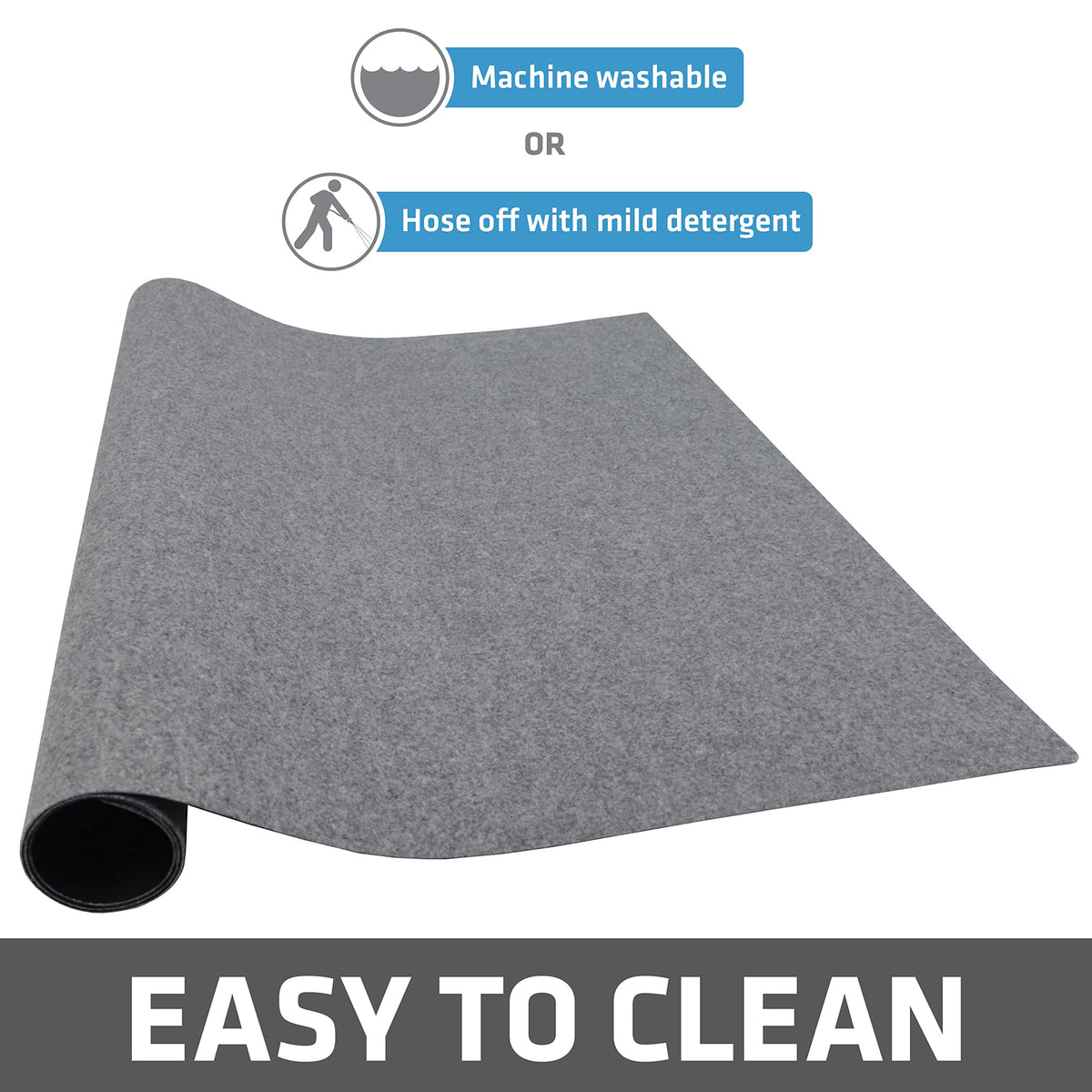 Waterproof Non-Slip Washable Dog Crate Mat Liner 29"x48" W339792