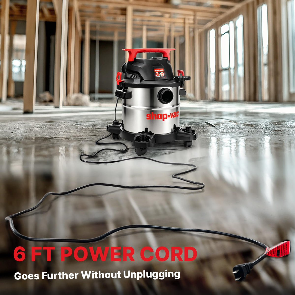 Wet/Dry Vacuum with Blower, 5 Gallon, 4 Peak HP O936