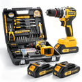 3/8" Brushless Compact Drill Tool Set with Drill Bit and Sockets D480