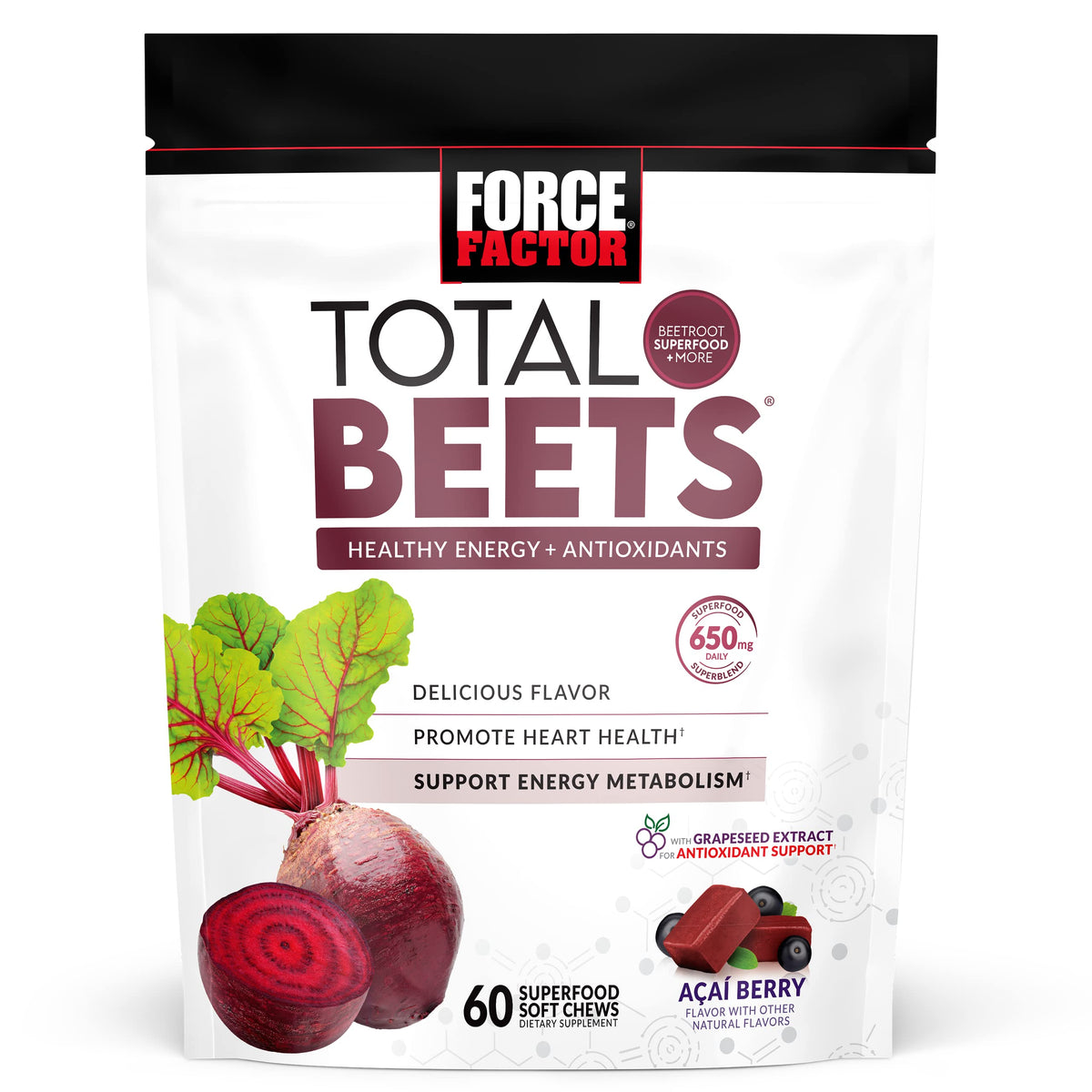 Daily Fruit & Veggie Soft Chews with Beetroot V9074