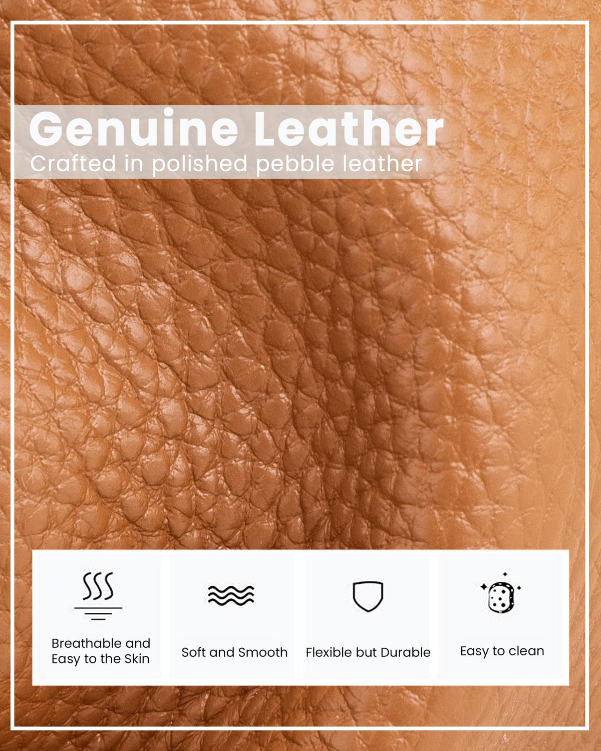 Genuine Leather Crossbody Bag with RFID Blocking Card Slots O591428