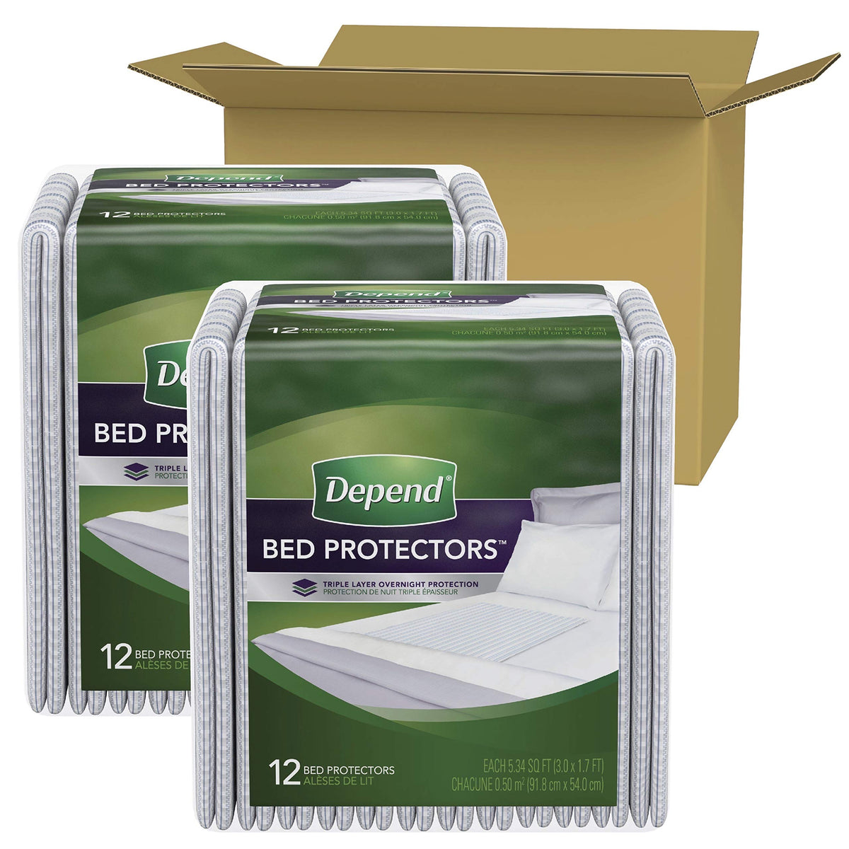 Blush XL Incontinence Underwear and Disposable Bed Pads F7385