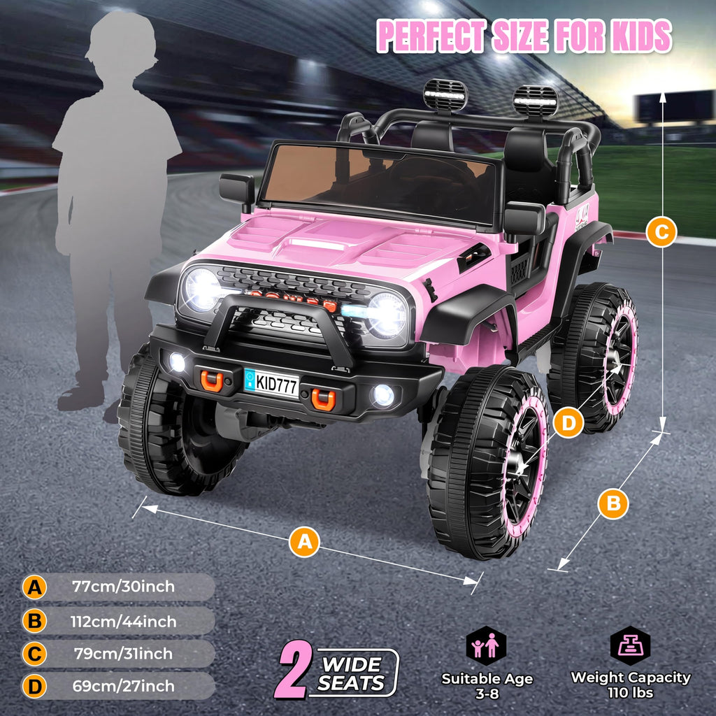 24V Pink Ride on Toy Car C5961