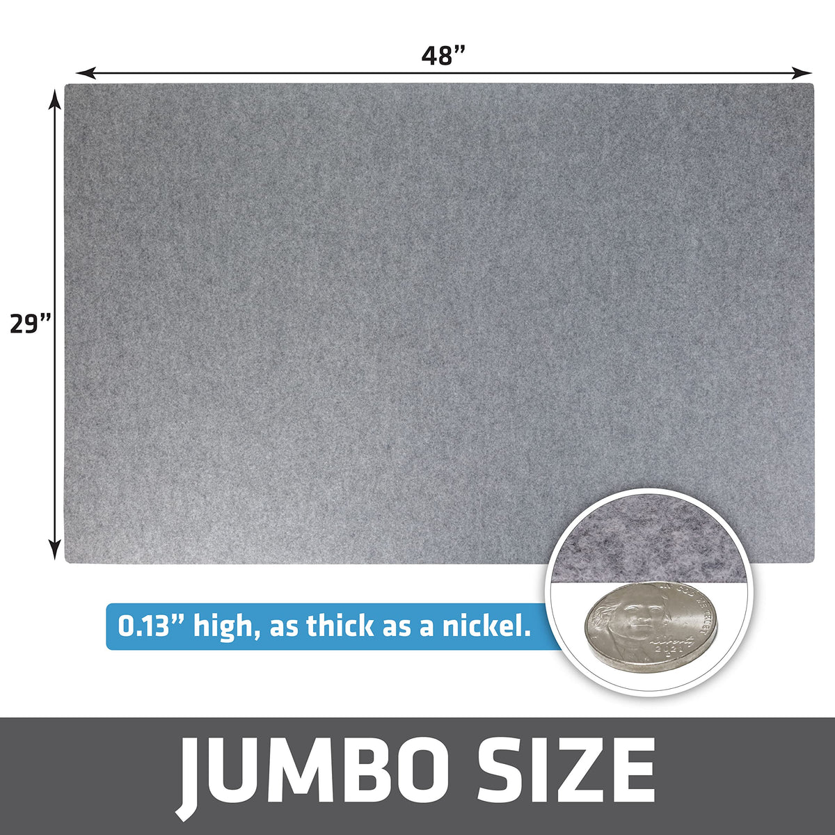 Waterproof Non-Slip Washable Dog Crate Mat Liner 29"x48" W339792